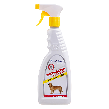 Верный друг Спрей Ликвидатор мочи и меток для собак 400 мл