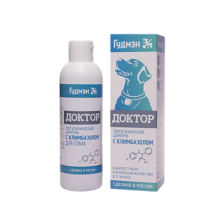 Гудмэн Шампунь Доктор с климбазолом для собак 200 мл