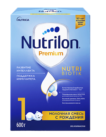 Нутрилон Премиум 1 молочная смесь PronutriPlus 0-6 мес 600 г 1 шт