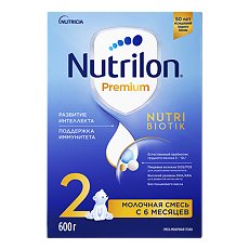 Купить Nutricia Нутрилон 2 Premium NutriBiotik Сухая молочная смесь с 6 мес 600 г 1 шт цена