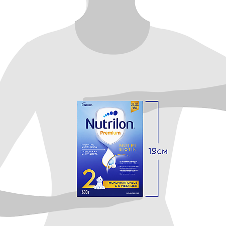 Нутрилон Премиум 2 молочная смесь Pronutri+ с 6 мес 600 г 1 шт