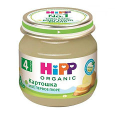 Купить Хипп Пюре картошка мое первое Пюре 4 мес. 80 г 1 шт цена
