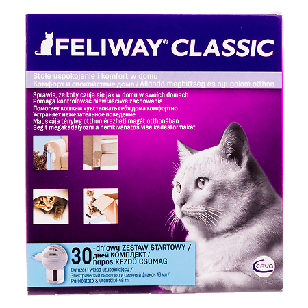 Feliway Classic CEVA Модулятор поведения для кошек диффузор+сменный флакон 48мл