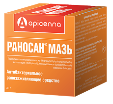 Купить Раносан мазь для наружного применения 30 г 1 шт (вет) цена