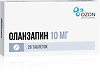 Оланзапин таблетки покрыт.плен.об. 10 мг 28 шт