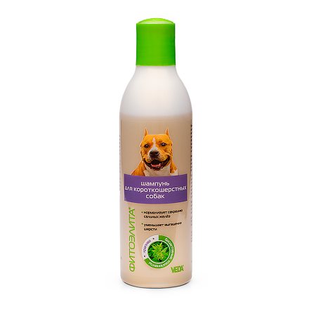 Фитоэлита Шампунь для короткошерстных собак 220 мл