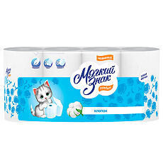 Купить Мягкий Знак Comfort Бумага туалетная 2-х слойная 8 рулонов 1уп цена