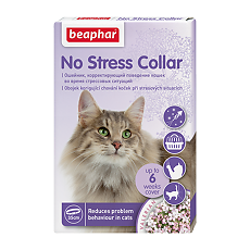 Купить Beaphar No Stress Collar Ошейник успокаивающий для кошек 35 см цена