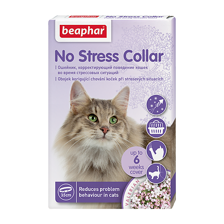 Beaphar No Stress Collar Ошейник успокаивающий для кошек 35 см