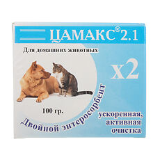 Купить Цамакс Двойной энтеросорбент для домашних животных 100 г цена