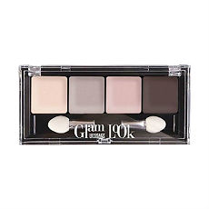 Купить Люкс Визаж (Lux Vizage) Тени для век Glam Look 4-х цветные тон 4 , Лиловая 1 шт цена