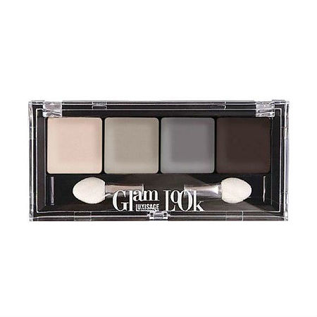 Изображение товара Люкс Визаж (Lux Vizage) Тени для век Glam Look 4-х цветные тон 5 , Дымчатая 1 шт