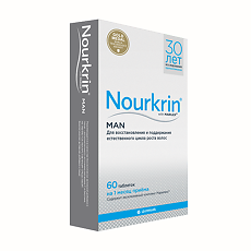 Купить Nourkrin Man таблетки для мужчин по 0,693 г 60 шт цена