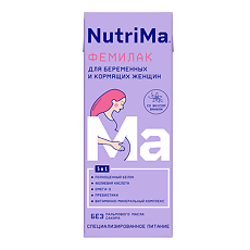 Купить NutriMa Фемилак Смесь для беременных и кормящях Ваниль 200 мл 1 шт цена
