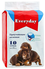 Купить Everday Пеленки впитывающие гелевые для животных 60х90 см 10 шт цена