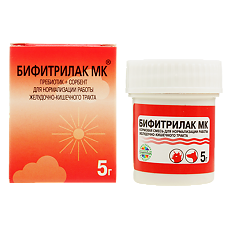 Купить Бифитрилак МК порошок для орального применения банка 5 г (вет) цена