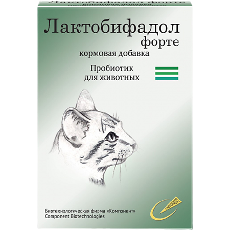 Лактобифадол форте пробиотик порошок для орального применения для кошек 50 г (вет)