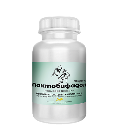Лактобифадол форте пробиотик порошок для орального применения для кошек 50 г (вет)