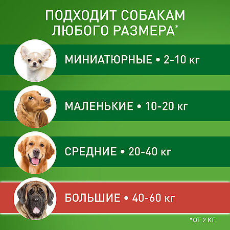 Фронтлайн Комбо капли на холку для собак 40-60 кг пипетка 4,02 мл 1 шт