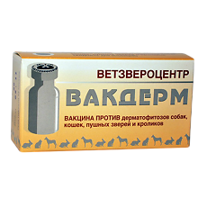 Изображение товара Вакдерм вакцина суспензия для инъекций 10 доз 1 уп. (вет)