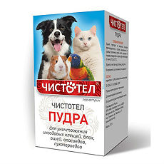 Купить Чистотел пудра от блох и клещей универсальная флакон (ВЕТ) 100 г 1 шт цена