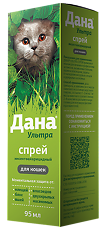 Купить Дана Ультра спрей для кошек фл (ВЕТ) 95 мл 1 шт цена