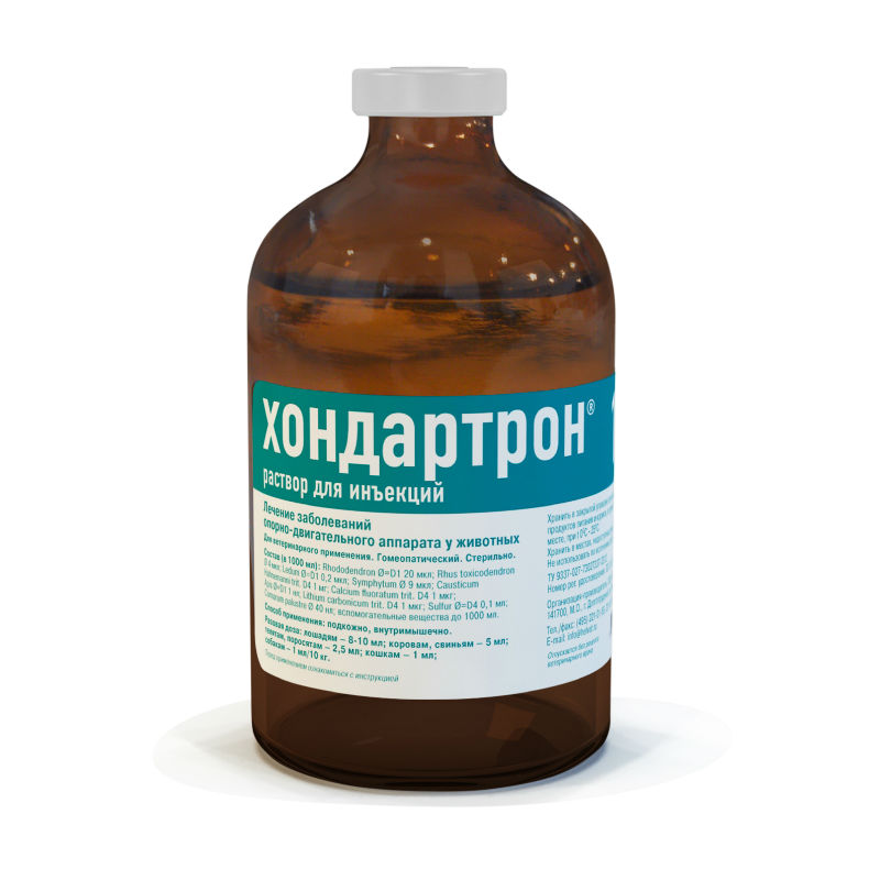 Изображение товара Хондартрон раствор для инъекций фл 100 мл ветеринарный