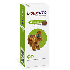 Купить Бравекто для собак 10-20 кг от блох и клещей таблетки жевательные 500 мг 1 шт цена