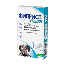 Купить Фиприст Комбо капли на холку для собак 20-40 кг 2,68 мл пипетка 1 шт цена