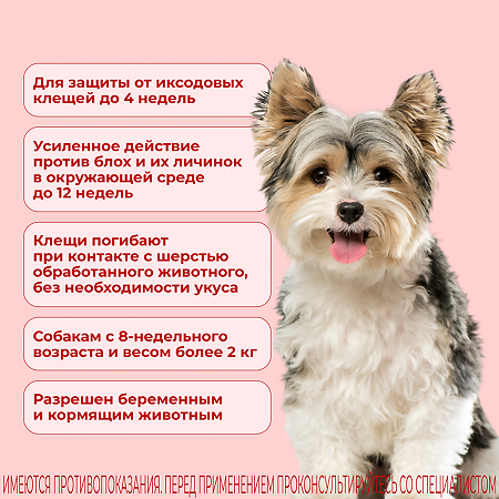 Фиприст Комбо капли на холку для собак 2-10 кг 0,67 мл пипетка 1 шт