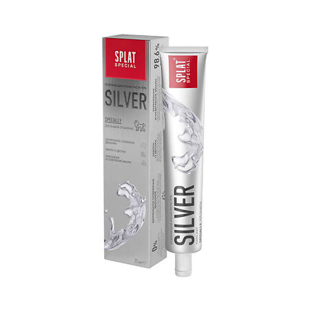 Splat Special Зубная паста Silver 75 мл 1 шт
