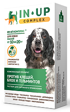 Купить ИН-АП комплекс капли на холку для собак 10-20 кг 1 шт цена