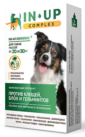 ИН-АП комплекс капли на холку для собак 20-30 кг 1 шт