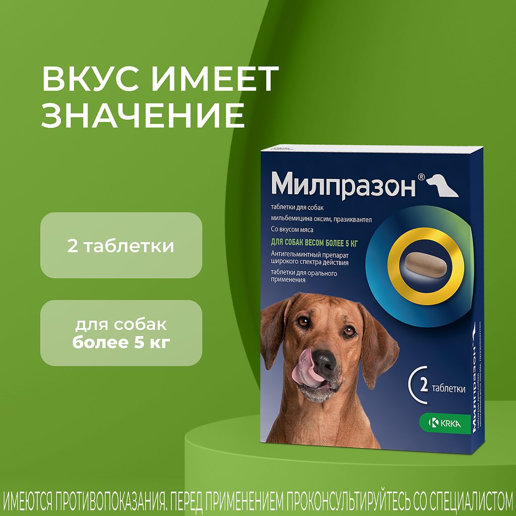 Милпразон антигельминтик таблетки для собак более 5 кг 12,5 мг/125 мг 2 шт  - купить, цена и отзывы, Милпразон антигельминтик таблетки для собак более  5 кг 12,5 мг/125 мг 2 шт инструкция