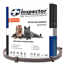 Купить Inspector Ошейник для кошек и мелких собак 40 см 1 шт цена