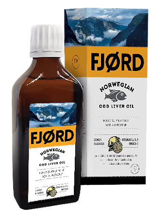 Фьорд Норвежский рыбий жир из печени трески / Fjord Norwegian Cod Liver Oil со вкусом лимона 100 мл 1 шт