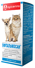 Купить Офтальмосан капли глазные фл 15 мл 1 шт (вет) цена
