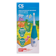Купить Зубная щетка электрическая звуковая CS Medica CS-561 Kids голубая 1 шт цена