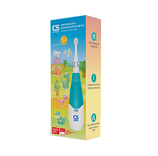 Купить Зубная щетка электрическая звуковая CS Medica CS-561 Kids голубая 1 шт цена