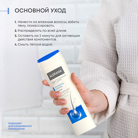 Алерана шампунь плотность и объем 250 мл 1 шт