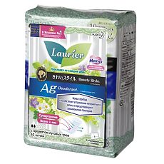 Купить Laurier Beauty Style Прокладки на каждый день с ионами серебра Fresh аромат луг трав 62 шт цена