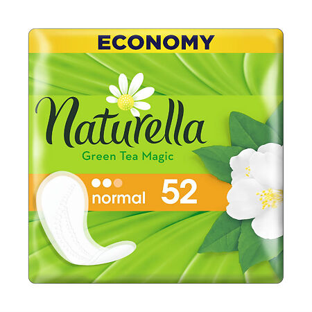Naturella Green Tea Magic Normal прокладки ежедневные зеленый чай 52 шт
