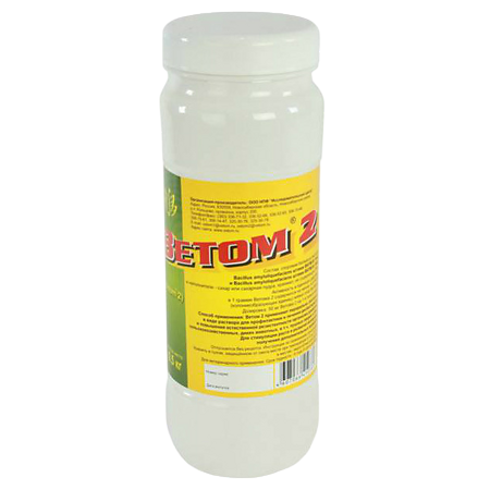 Ветом 2 порошок д/приг раствора для приема внутрь 500 г (вет)