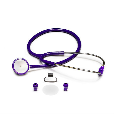Стетоскоп Amrus 04-АМ410 Premium медицинский двухсторонний терапевтический фиолетовый 1 шт