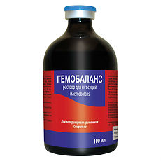 Купить Гемобаланс раствор для инъекций фл 100 мл ВЕТЕРИНАРНЫЙ 1 шт цена