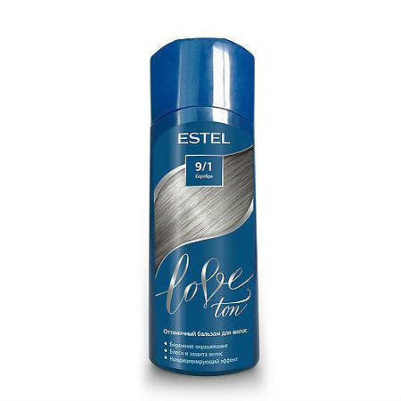 Estel Love Оттеночный бальзам для волос тон 9/1 Серебро 150 мл 1 шт