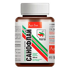 Купить Санофлай капли на холку для животных 100 мл цена