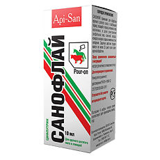 Купить Санофлай капли на холку для животных флакон 10 мл (вет) цена