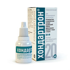 Изображение товара Хондартрон раствор для орального применения флакон 20 мл (ВЕТ) 10 мл (вет)