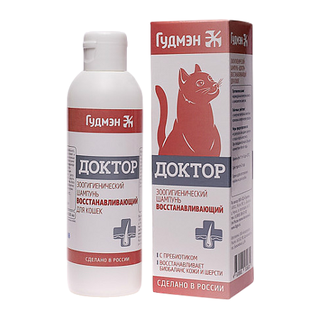 Гудмэн Шампунь Доктор восстанавливающий для кошек флакон 200 мл